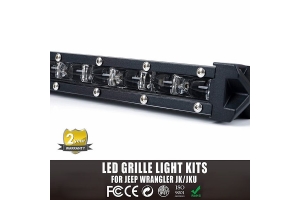 Race Sport Lighting LED Light Bar/Grille Kit, Bracket, Wiring - JK