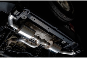 AWE Tread Edition Axle-Back Dual Exhaust - Diamond Black Tips - JK 2012+ 3.6L 