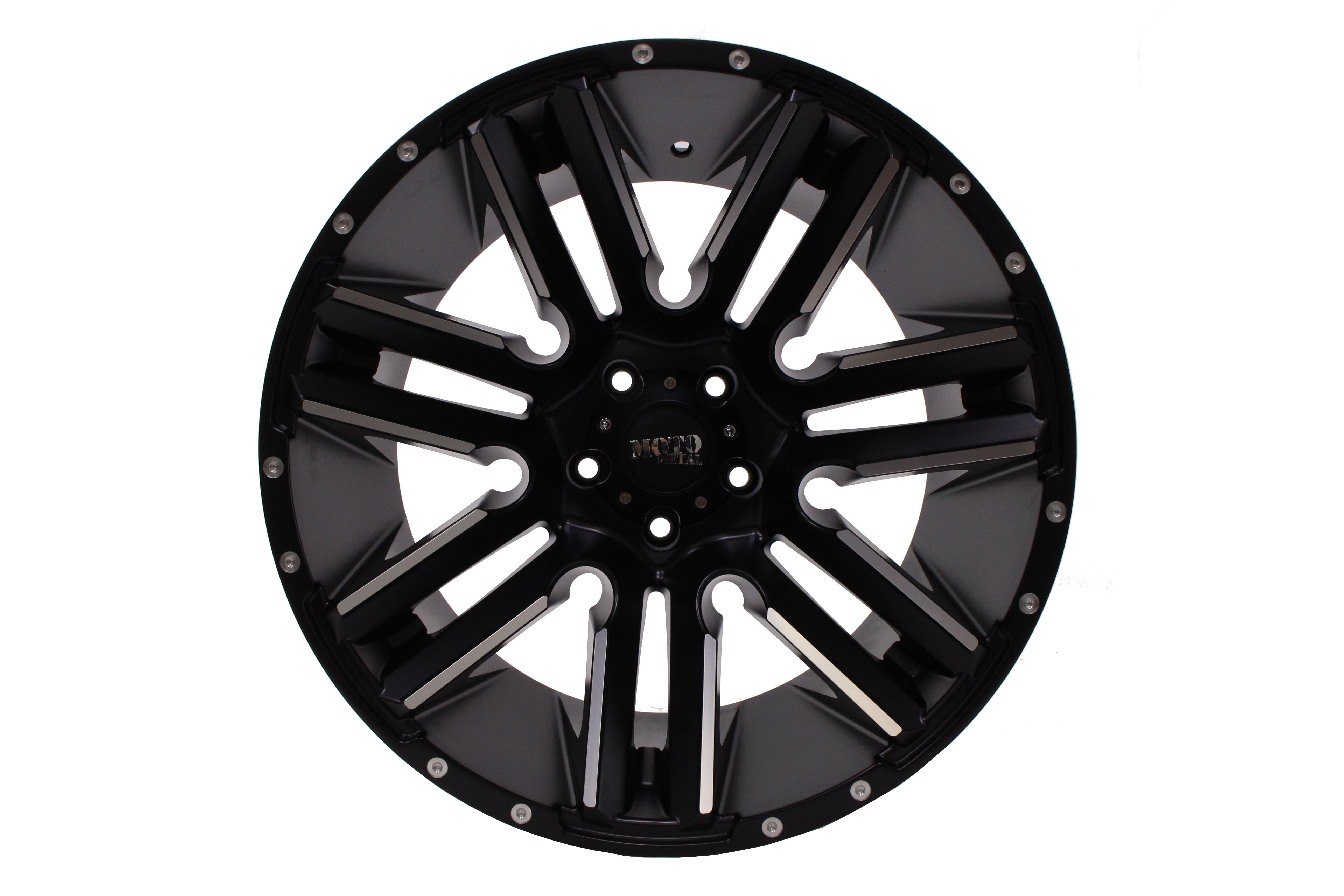Moto Metal Wheels Razor 20x10 5x5 24mm Offset Satin Black - JT/JL/JK