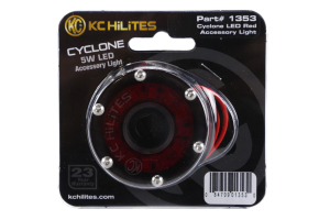 KC HILITES 2IN Cyclone LED Accessory Light, Red
