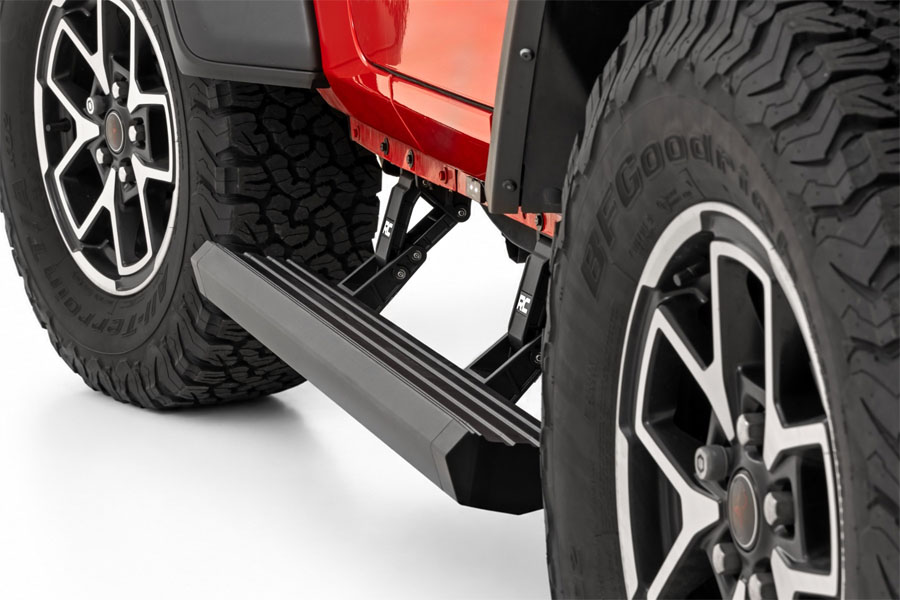 Rough Country HT-Series Power Running Boards - JL 2DR