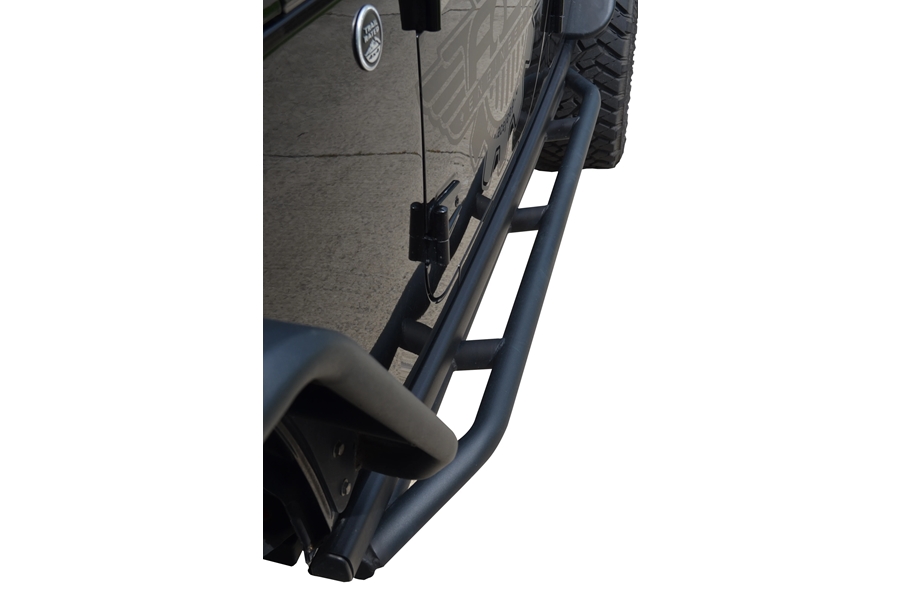 Ace Engineering Rock Slider Kit - Texturized Black - JK 4Dr