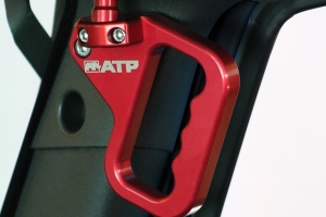 American Trail Products Front Billet Grab Handles - Red - JK