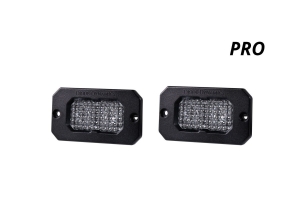 Diode Dynamics SS2 Pro Flush Mount LED Flood, WBL- Pair