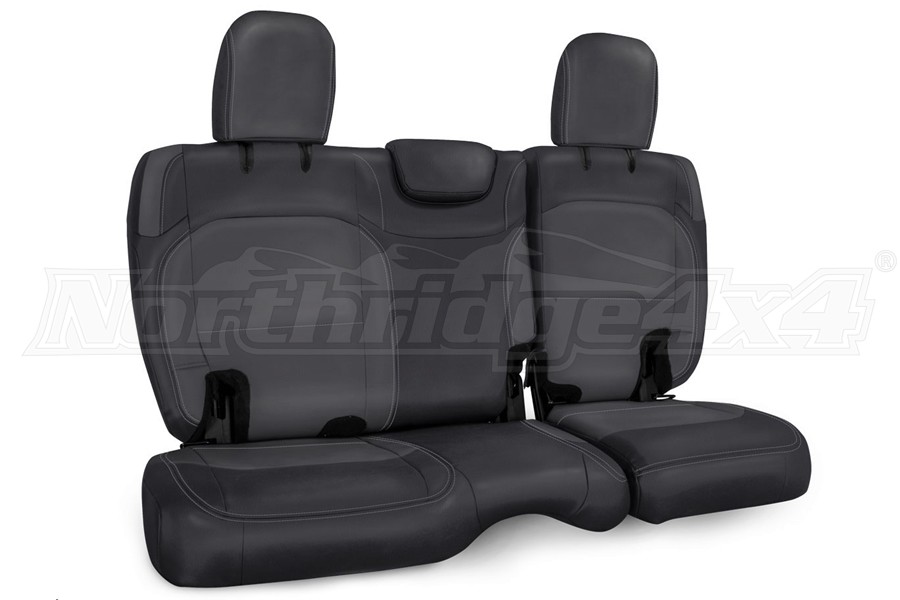 Jeep JL 2dr PRP Rear Seat Cover wout Arm Rest BlackGrey Jeep Rubicon