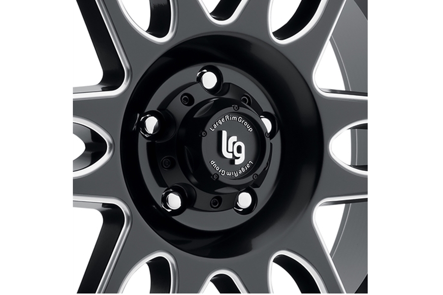 Pro Comp LRG 116 Squadron Series Satin Black Milled Wheel 20x10 5x5 - JT/JL/JK