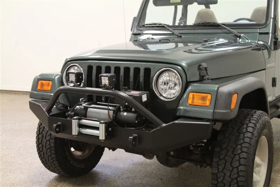 Rock Hard 4x4 Patriot Series Full-Width Front Bumper - CJ5/CJ7/CJ8/YJ/TJ/LJ