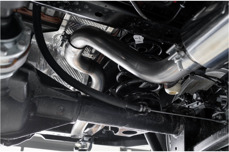 MBRP 2.5in Cat-Back Single Rear Exit Exhaust System - Aluminum - JL 2.0L/3.6L