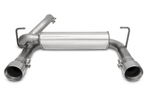 DynoMax 2.5in Super Turbo Axle Back Dual Exit Exhaust System - JL 3.6L