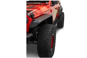 Bestop Granite Series Front Fender Flares - Matte Black - JL/JT