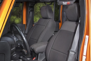 Rugged Ridge Seat Cover Kit Black - JK 2dr 2011+