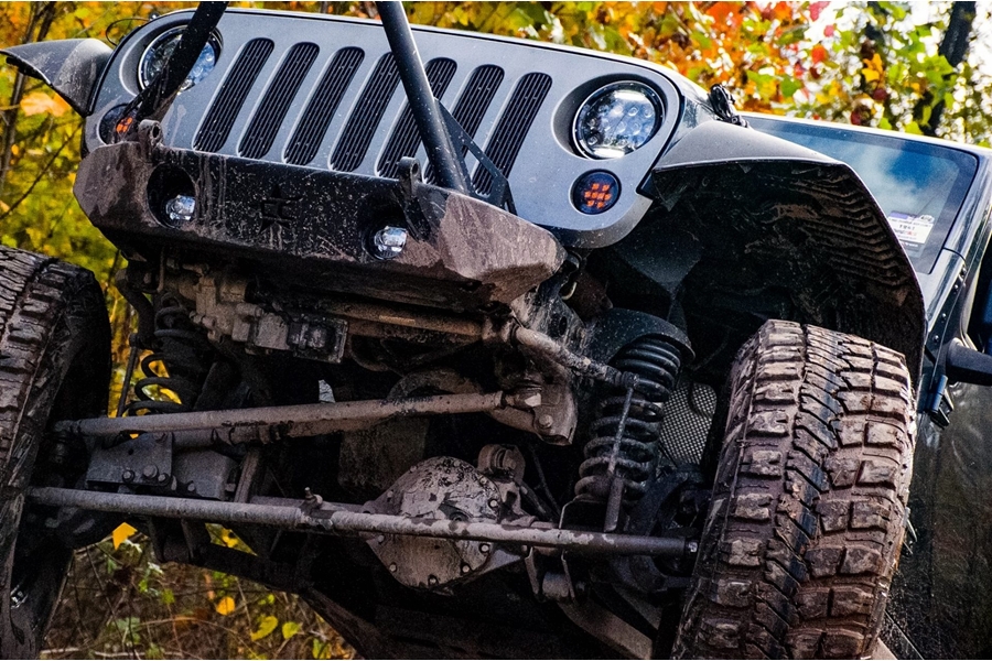 RECON Round Front Turn Signal – Smoke Lens  - JK