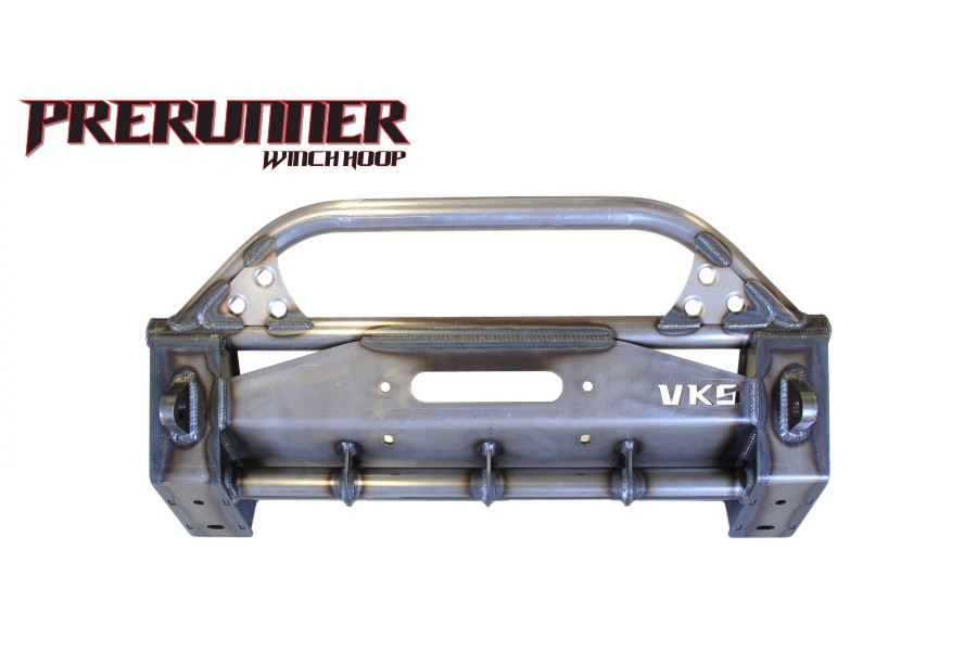 VKS Fab Prerunner Front Bumper, Winch Hoop - JK