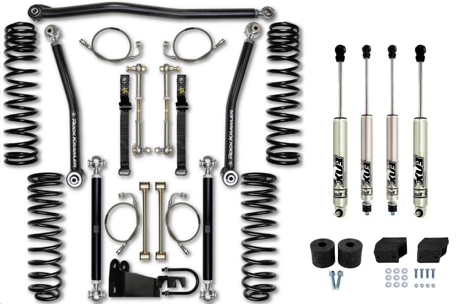 Rock Krawler 2.5in Max Travel Lift Kit W/ Shocks - JK 2dr