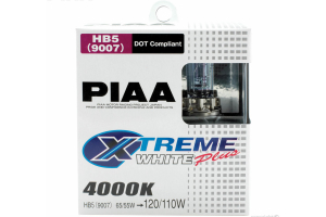 PIAA 9007 Xtreme White Plus Twin Pack Halogen Bulbs