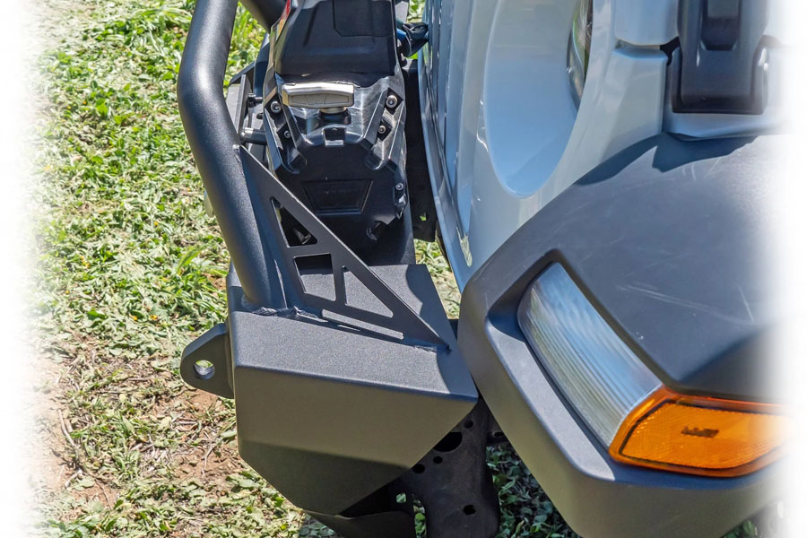 Turn Offroad Front Bumper w/ Welded-On Bull Bar & Skid Plate - JK/JL/JT