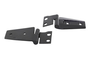 Kentrol Hood Hinge Set Pair - Powdercoat Black  - JK