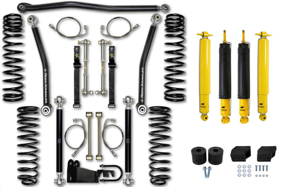 Rock Krawler 2.5in Max Travel Lift Kit W/ Shocks - JK 2dr