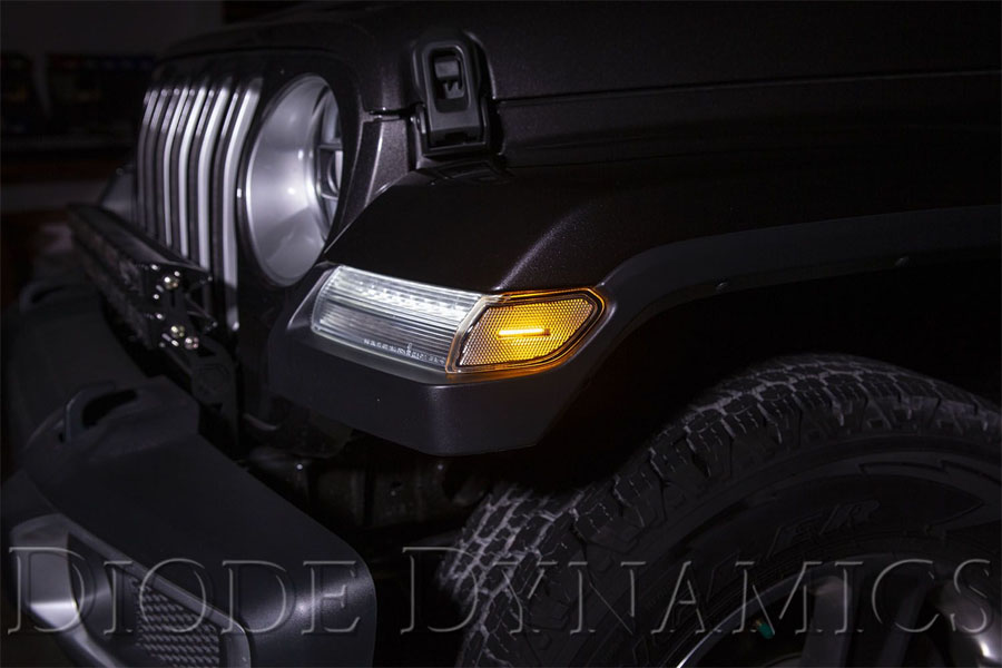 Diode Dynamics LED Sidemarkers Pair - Amber - JT/JL