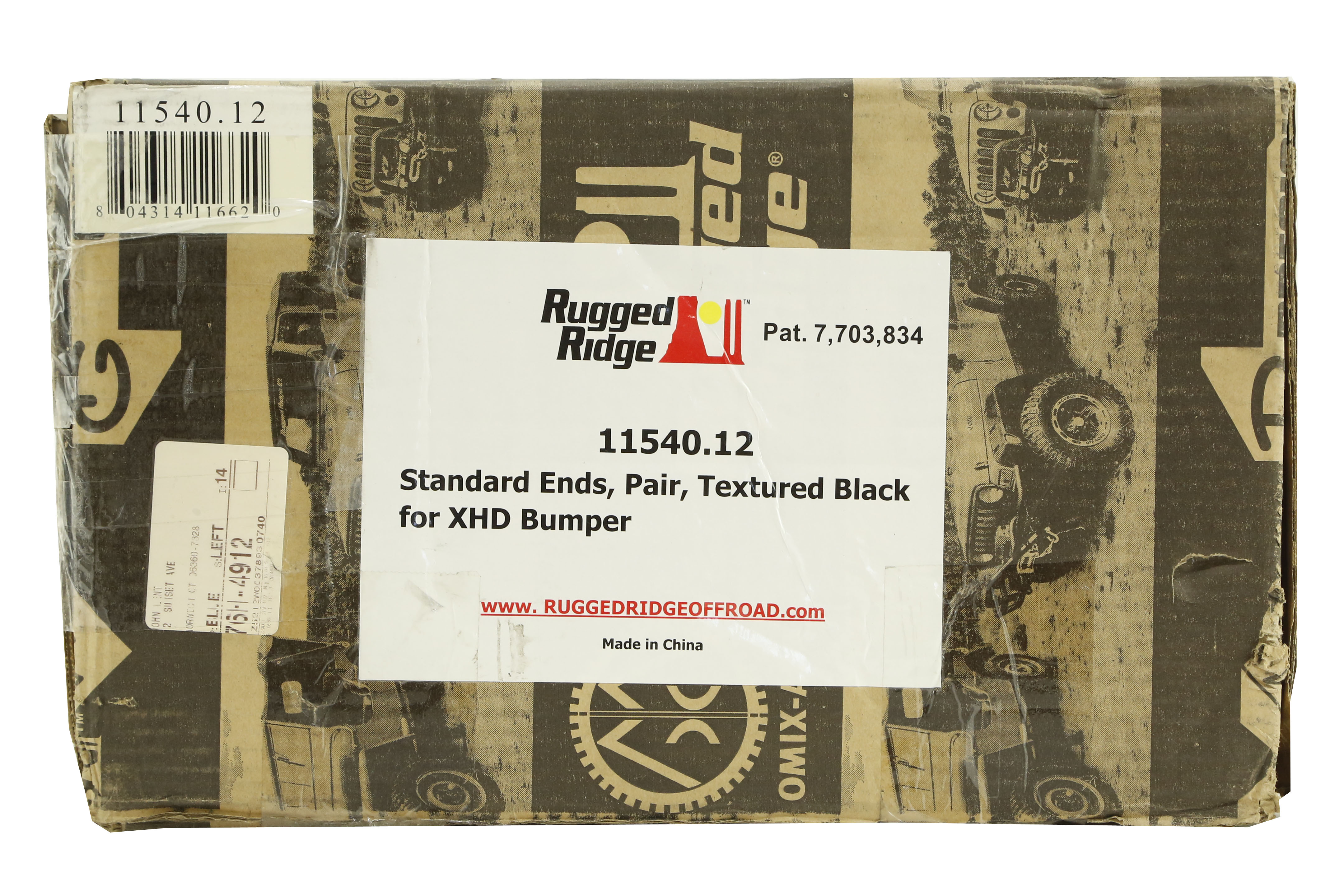 Rugged Ridge XHD Short Base Front Bumper End Wings - JK