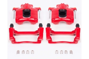 Power Stop Front Brake Caliper Set, Red  - JK