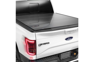 WeatherTech AlloyCover Hard Tri-Fold Truck Bed Cover - Black  - JT w/o Trail Rail System