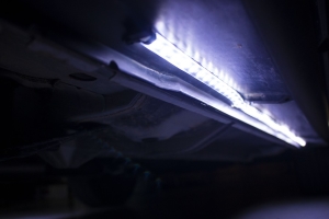 Race Sport Lighting LoPro 60in Sidekick Sequential Running Board Switchback LED Strip Kit (White-Amber)
