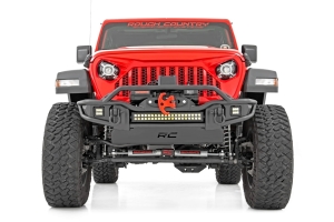 Rough Country Front Tubular Winch Bumper   - JT/JL/JK