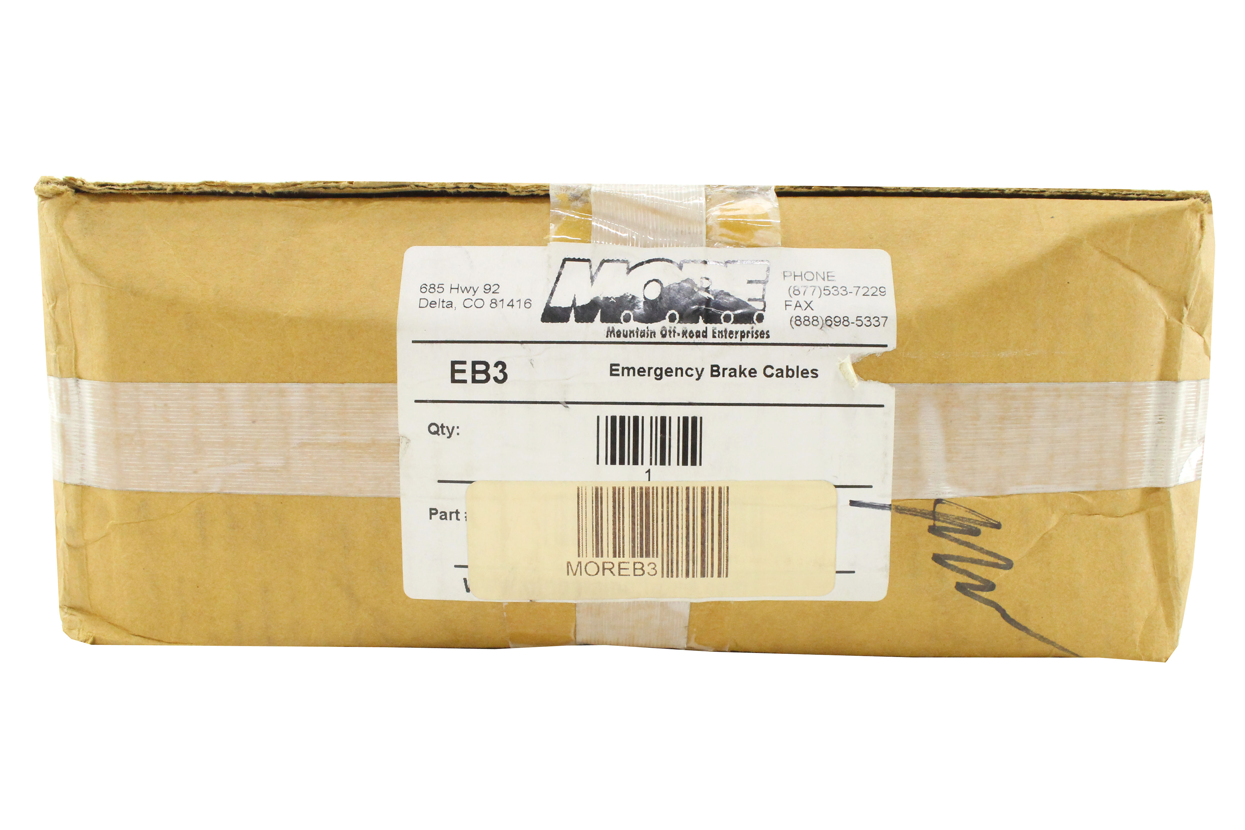 M.O.R.E. Emergency Brake Cable 8.8 Axle - 1997-01 XJ