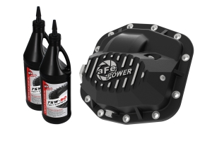 AFE Power Pro Series Dana M186 Front Differential Cover Black w/ Oil - JL 3.6L