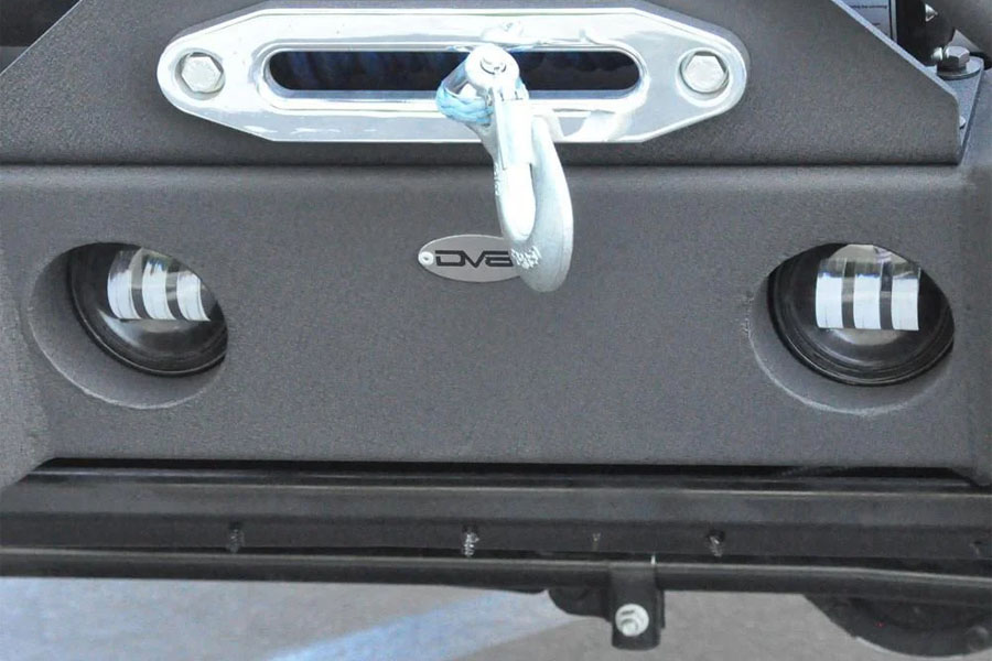 DV8 Offroad 4in LED Round Fog Lights Pair - JK