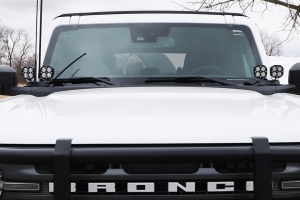 LOD Black Ops Double A-Pillar Base Light Mount - Black - Bronco 2021+