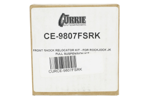 RockJock Shock Relocation Kit Front - JK