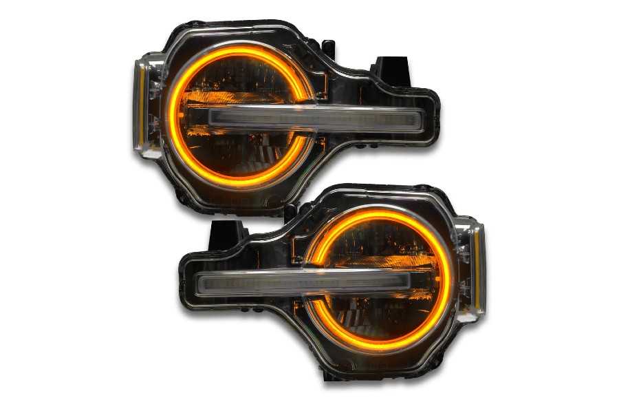 Oracle Lighting Color shift RGB+W Headlight Halo Upgrade Kit, w/RF Controller - Bronco 2021+