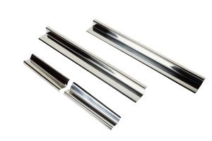 Kentrol 4-Pieces Entry Guard Kit - Polished Silver  - JK 4Dr