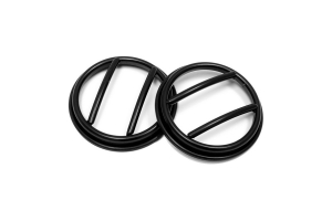 Rugged Ridge Fog Light Euro Guards Black 