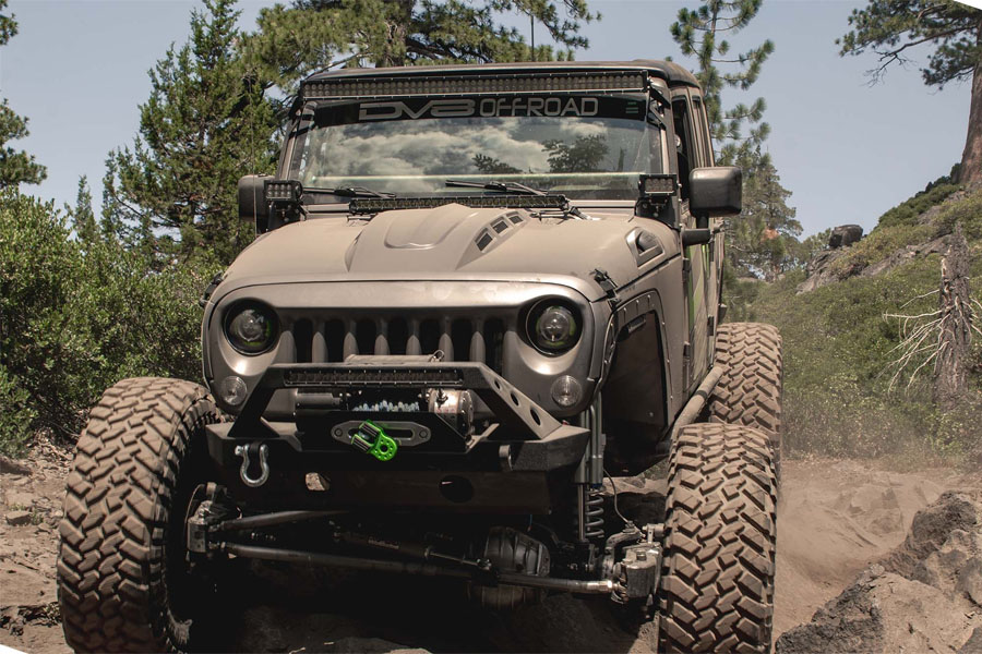 DV8 Offroad Heat Dispersion Hood - JK