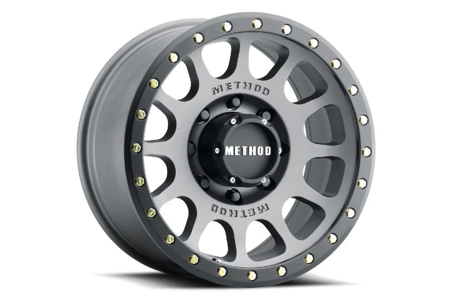Method Race Wheels 305 NV Series Wheel 17x8.5 8x6.5 Titanium Matte Black Lip