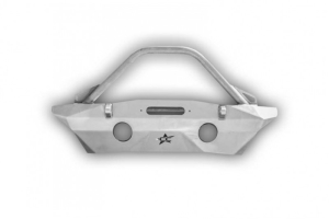 Crawler Conceptz Ultra Series Mid Width Front Bumper w/Recessed Winch Mount, Bar and Tabs Bare - JK