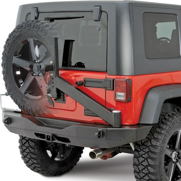 Rock-Slide Engineering Rear Bumper with Tire Carrier