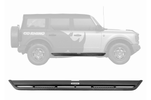 Go Rhino Dominator Extreme DS Side Steps Kit - Black - Bronco 4dr 2021+