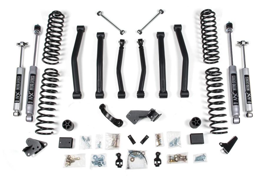 BDS Suspension 4.5in Lift Kit w/ Fixed Links and NX2 Shocks - JK 4Dr 2007-11 Rubicon