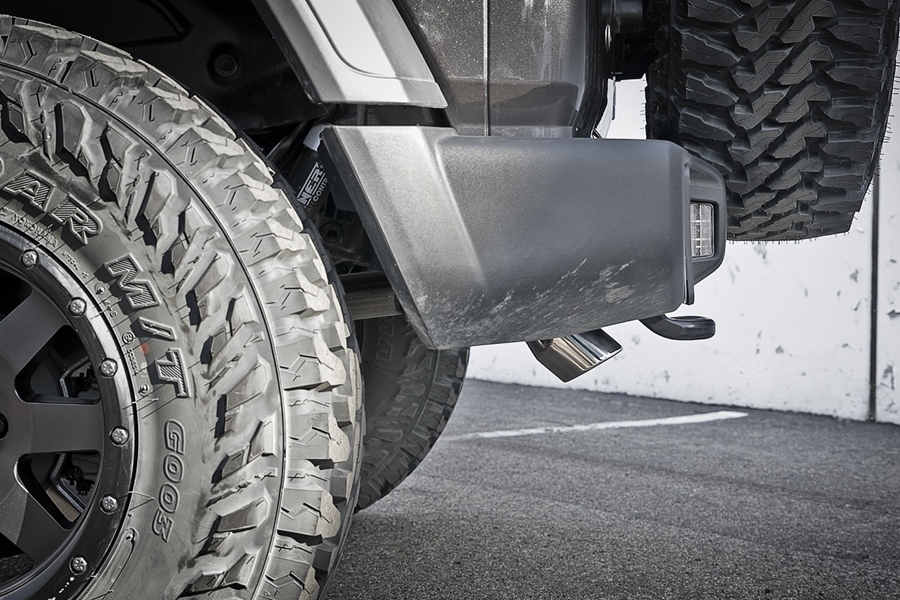 aFe POWER MACH Force-Xp 2.5in Axle-Back Hi-Tuck Exhaust w/ Polished Tip - JL 3.6L