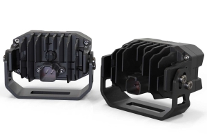 Morimoto 2Banger HXB LED Pod Flood, White, Pair
