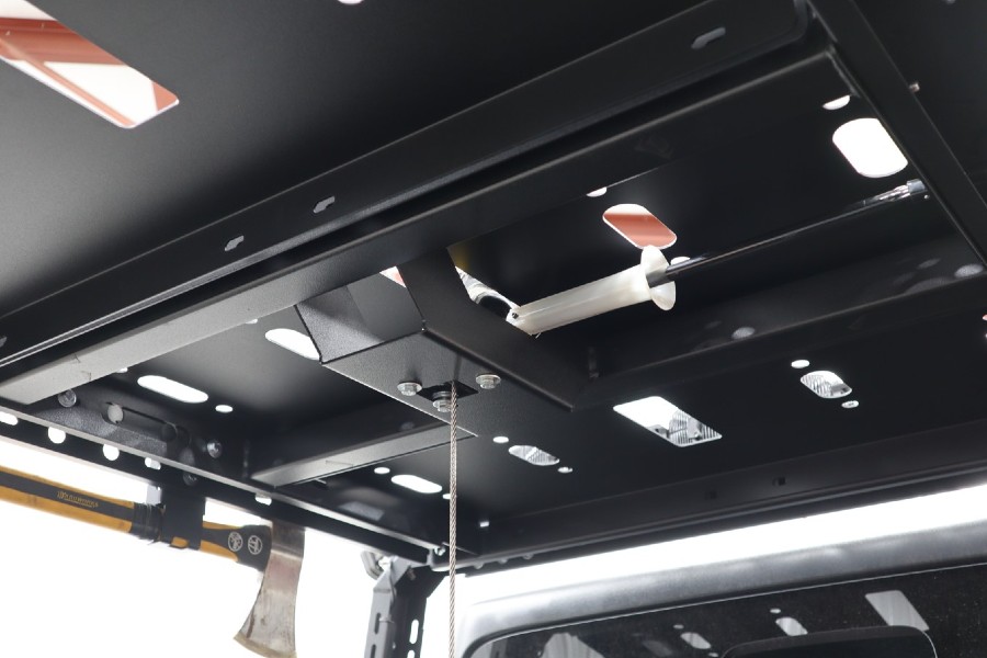 LOD Black Ops Bed Rack Tire Carrier - Black  - JT