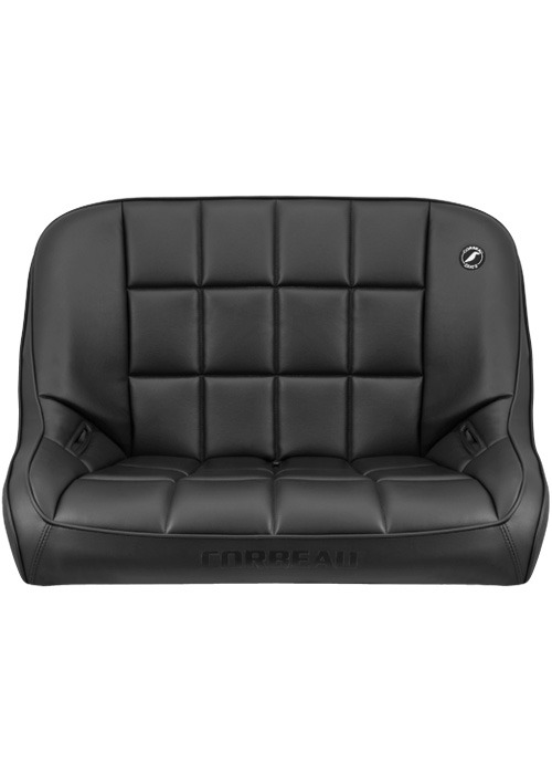 Corbeau Baja Bench 36in Grey Vinyl