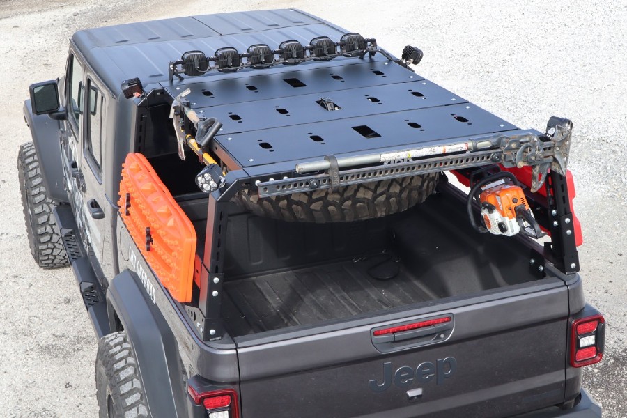 LOD Black Ops Bed Rack Floor Kit - Black - JT