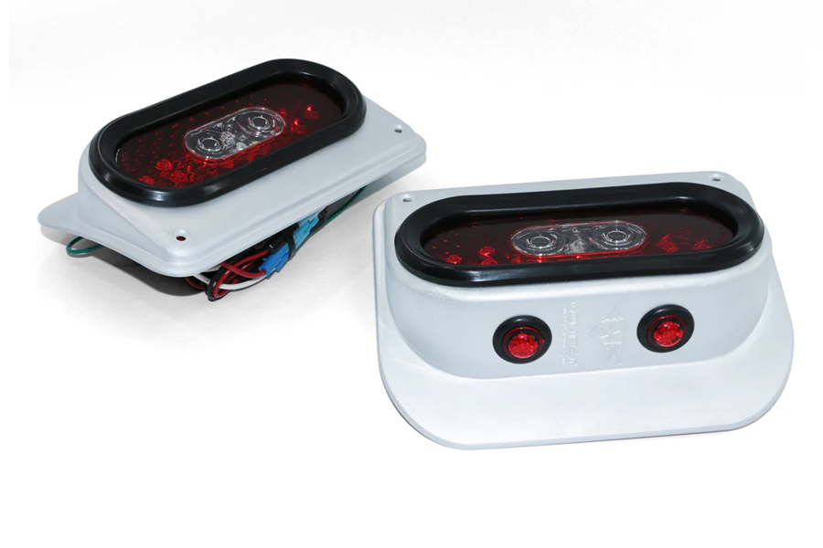 Combat Off Road Tail Gunner LED Tail Lights - Raw - JK