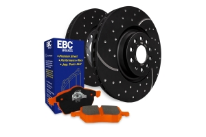 EBC Brakes Stage8 OrangeStuff Front Brake Kit - JK 2012+ 3.6L