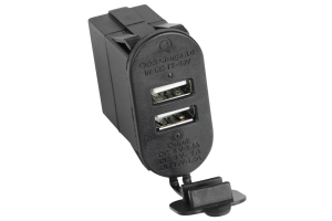 Rugged Ridge Dual USB Port w/ Qi capabilities 3.0